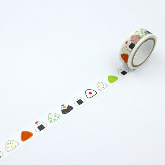 World Craft 15mm Washi Tape - Smiling Onigiri | Papermind Shop