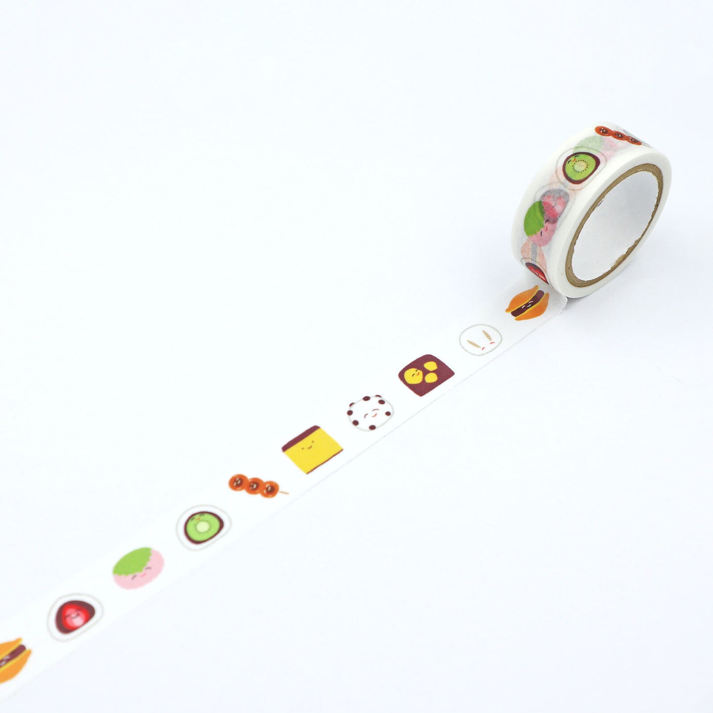 World Craft 15mm Washi Tape - Smiling Japanese Sweets | Papermind Shop
