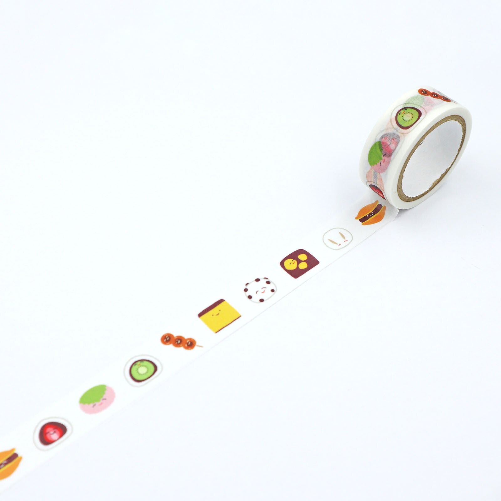 World Craft 15mm Washi Tape - Smiling Japanese Sweets | Papermind Shop