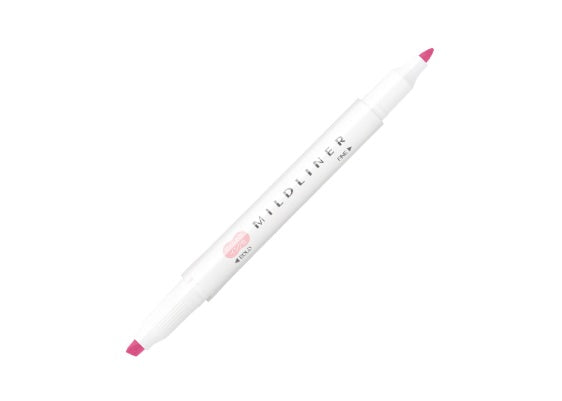 Zebra Mildliner Marker Mild Dusty Pink WKT7-MDP | Papermind Stationery