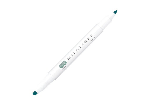 Zebra Mildliner Marker Mild Moss Green WKT7-MMG