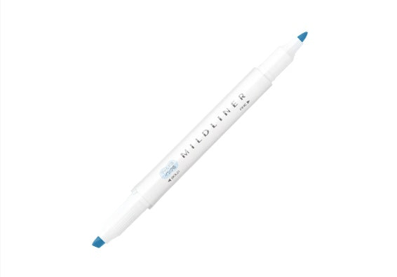 Zebra Mildliner Mild Marker Pen Soda Blue WKT7-MSOB