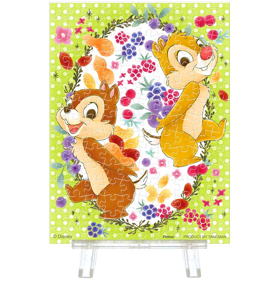 Yanoman Petit Paris Clear Jigsaw Puzzle 150 Pcs - Disney Lovely Reese <Chip & Dale> | Papermind Stationery