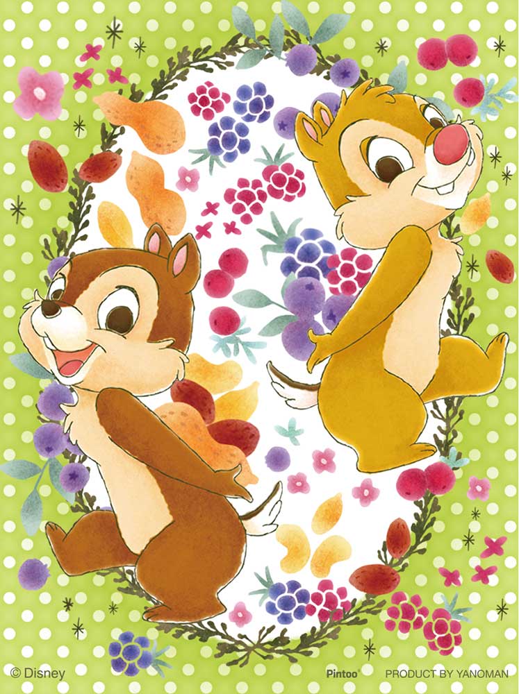 Yanoman Petit Paris Clear Jigsaw Puzzle 150 Pcs - Disney Lovely Reese <Chip & Dale> | Papermind Stationery