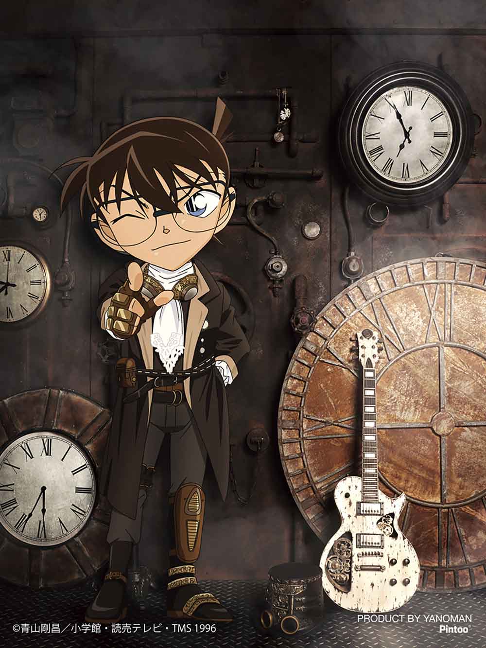 Yanoman Petit Paris Clear Jigsaw Puzzle 150 Pcs - Detective Conan Clock Of Destiny | Papermind Stationery