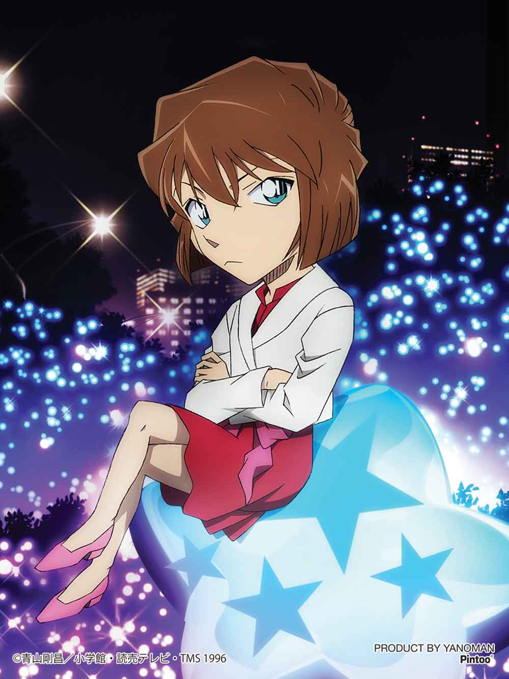 Yanoman Petit Paris Clear Jigsaw Puzzle 150 Pcs - Detective Conan Night Star Mystery Ai Haibara | Papermind Stationery