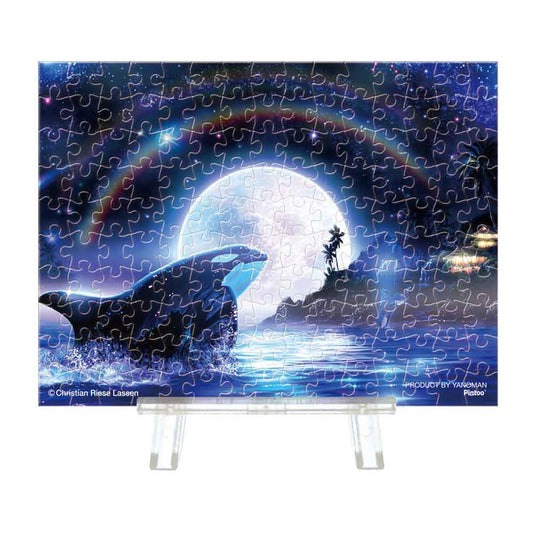 Yanoman Petit Paris Clear Jigsaw Puzzle 150 Pcs - Painting Orca Moon 3 | Papermind Stationery