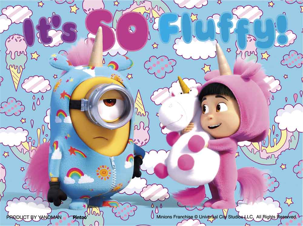 Yanoman Petit Paris Clear Jigsaw Puzzle 150 Pcs - Minions Very Fluffy | Papermind Stationery