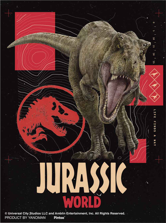 Yanoman Petit Paris Clear Jigsaw Puzzle 150 Pcs - Jurassic World Predator | Papermind Stationery