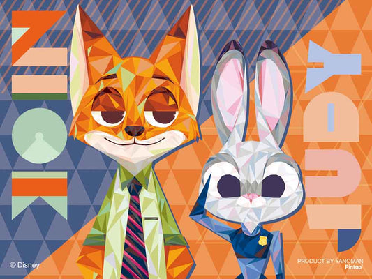 Yanoman Petit Paris Clear Jigsaw Puzzle 150 Pcs - Disney Shinebuddy/Zootopia | Papermind Stationery