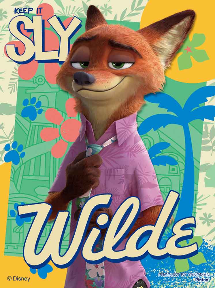 Yanoman Petit Paris Clear Jigsaw Puzzle 150 Pcs - Disney Nick Wilde/Zootopia 2 | Papermind Stationery