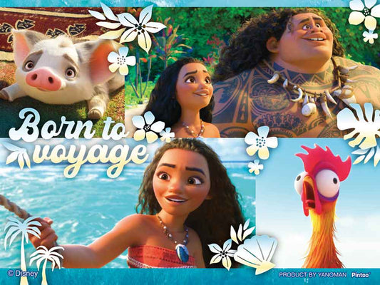 Yanoman Petit Paris Clear Jigsaw Puzzle 150 Pcs - Disney Recollect Moment/Moana And The Legendary Sea | Papermind Stationery