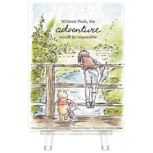 Yanoman Petit Palie Clear Miniature Jigsaw Puzzle - Riverside Memory / Winnie The Pooh