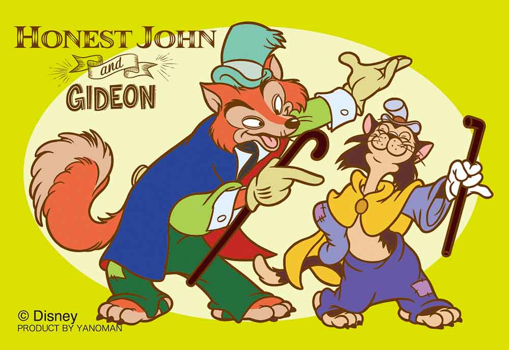 Yanoman Jigsaw Puzzle Copan 70 Pcs - Disney Pinocchio Honest John & Gideon | Papermind Stationery