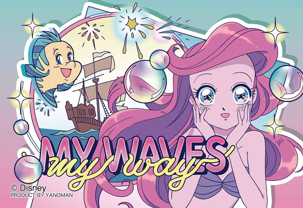 Yanoman Jigsaw Puzzle Copan 70 Pcs - Disney Little Mermaid Manga/Ariel | Papermind Stationery
