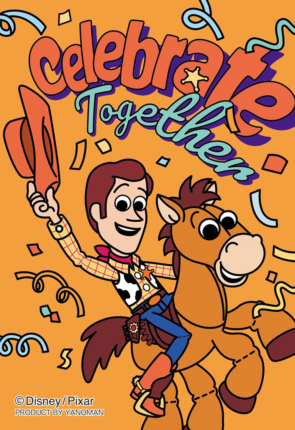Yanoman Jigsaw Puzzle Copan 70 Pcs - Disney Toy Story/Woody & Bullseye | Papermind Stationery