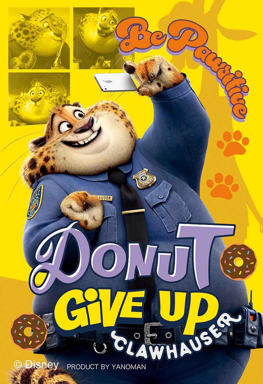 Yanoman Jigsaw Puzzle Copan 70 Pcs - Disney Zootopia Clawhauser | Papermind Stationery