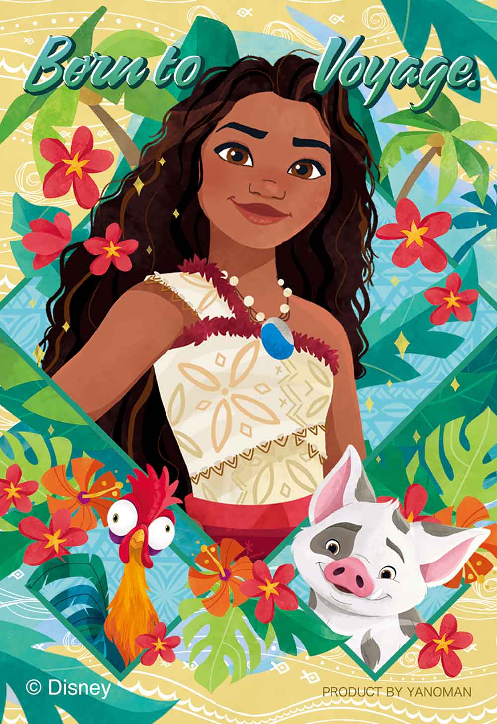 Yanoman Jigsaw Puzzle Copan 70 Pcs - Disney Moana | Papermind Stationery