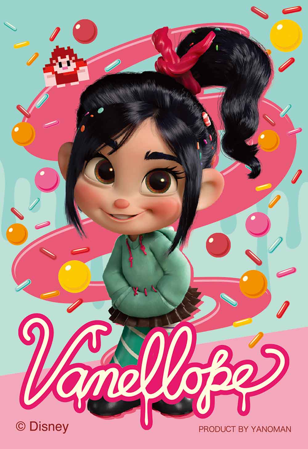 Yanoman Jigsaw Puzzle Copan 70 Pcs - Disney Vanellope | Papermind Stationery