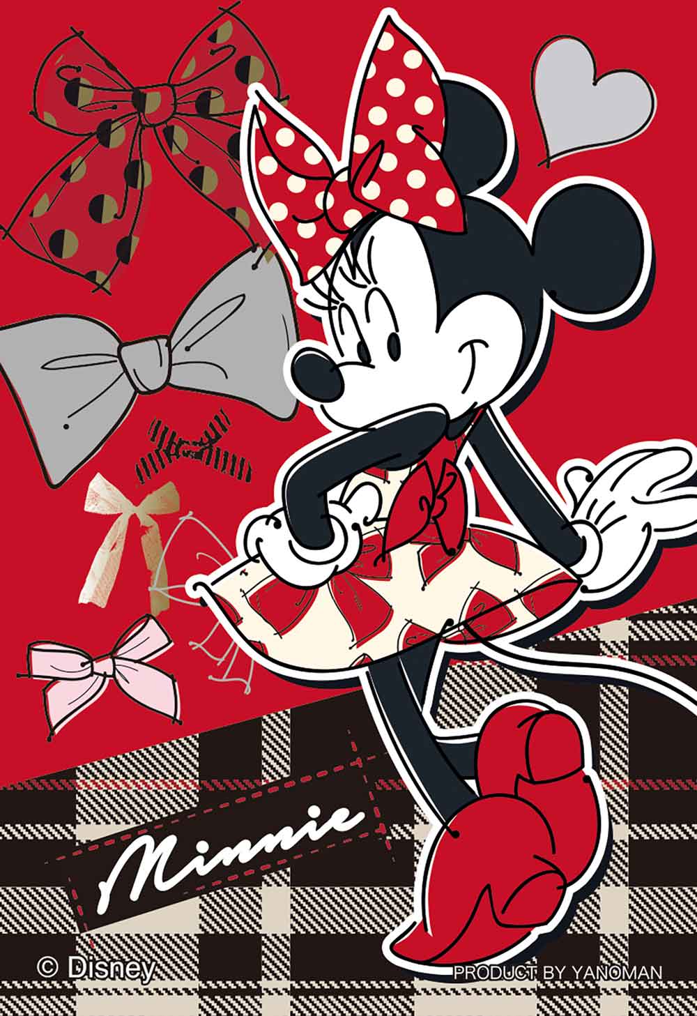 Yanoman Jigsaw Puzzle Copan 70 Pcs - Disney Classical Ribbon/Minnie Mouse | Papermind Stationery